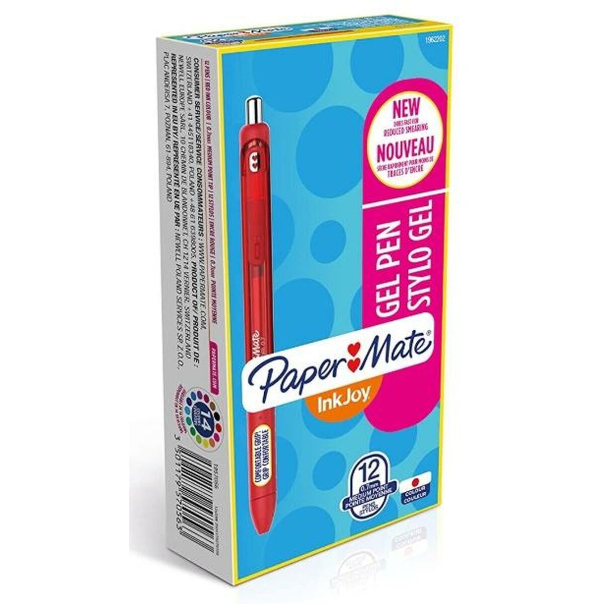 Geelikynä Paper Mate InkJoy Gel Punainen 12 osaa
